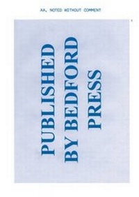 Enlarge image Cover: Noted Without Comment 1 - Bedford Press
