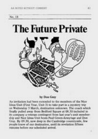 Enlarge image Cover: Noted Without Comment 2 - The Future Private - Bedford Press