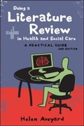 Cover: Doing a Literature Review in Health and Social Care - Open University Press