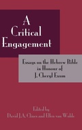 Cover: A Critical Engagement - Sheffield Phoenix Press