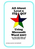 Cover: All About Level 2 ITQ QCF Using Microsoft Word 2007 - All About Resources