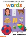 Cover: Start-To-Learn Sticker Book: Words - Picthall & Gunzi (an Imprint of Award Publications Ltd)