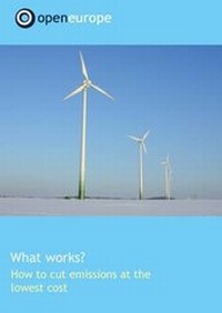 Enlarge image Cover: What Works? How to Cut Emissions at the Lowest Cost - Open Europe