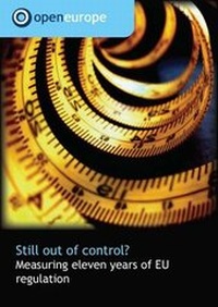 Enlarge image Cover: Still Out of Control? Measuring Eleven Years of EU Regulation - Open Europe
