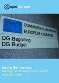 Cover: Seizing the Moment: Aligning the EU Budget with Europe's Economic Needs - Open Europe