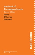 Cover: Handbook of Thromboprophylaxis - Springer Healthcare