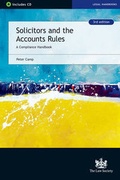 Cover: Solicitors and the Accounts Rules - The Law Society