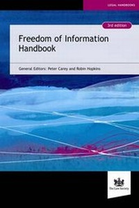 Abbildung von: Freedom of Information Handbook - The Law Society