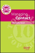 Cover: Ten Top Tips in Managing Contact - British Association for Adoption and Fostering (BAAF)