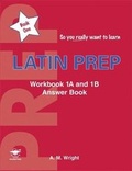 Cover: Latin Prep: Workbook 1A and 1B Answer Book Book 1 - Galore Park Publishing Ltd