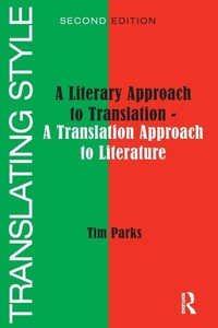 Enlarge image Cover: Translating Style - St Jerome Publishing