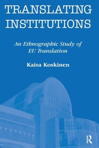 Abbildung von: Translating Institutions - St Jerome Publishing