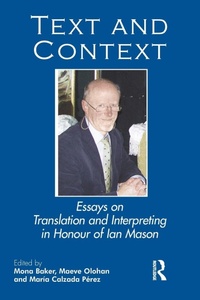 Enlarge image Cover: Text and Context - St Jerome Publishing