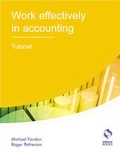 Cover: Work Effectively in Accounting Tutorial - Osborne Books Ltd