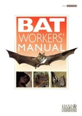 Cover: Bat Workers' Manual - Pelagic Publishing