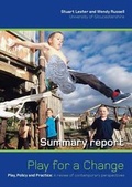 Cover: Play for a Change: Summary report - National Children's Bureau Enterprises Ltd