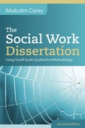 Cover: EBOOK: The Social Work Dissertation: Using Small-Scale Qualitative Methodology - Open University Press