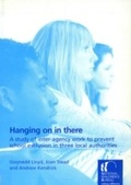 Cover: Hanging On in There - National Children's Bureau Enterprises Ltd