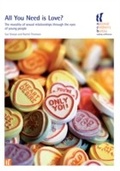 Cover: All You Need is Love? - National Children's Bureau Enterprises Ltd