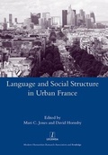 Cover: Language and Social Structure in Urban France - Maney Publishing