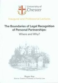 Cover: The Boundaries of Legal Recognition of Personal Partnerships - Chester Academic Press