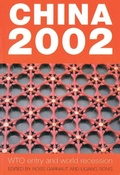 Cover: China 2002 - ANU Press