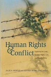 Enlarge image Cover: Human Rights and Conflict - United States Institute of Peace Press
