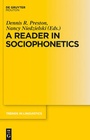 Cover: A Reader in Sociophonetics - De Gruyter Mouton