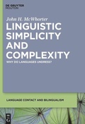 Cover: Linguistic Simplicity and Complexity - De Gruyter Mouton