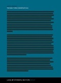 Cover: Anton Vidokle - New York Conversations - Sternberg Press