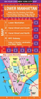 Abbildung von: Lower Manhattan New York City Map - On Your Own Ltd