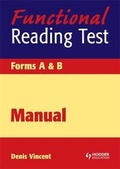 Cover: Functional Reading Test Manual - Hodder Education