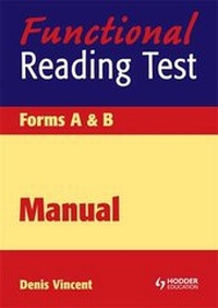 Enlarge image Cover: Functional Reading Test Manual - Hodder Education