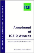 Cover: Annulment of ICSID Awards - Juris Publishing