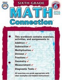 Enlarge image Cover: Math Connection(tm), Grade 6 - Rainbow Bridge Publishing