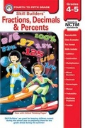 Cover: Fractions, Decimals & Percents, Grades 4 - 5 - Skill Builders
