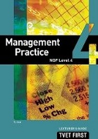 Enlarge image Cover: Management Practice NQF4 Lecturer's Guide - Macmillan Education South Africa