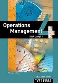 Abbildung von: Operations Management NQF4 Student's Book - Macmillan Education South Africa