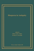 Cover: Diasporas in Antiquity - Brown Judaic Studies