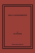Cover: Philo's Jewish Identity - Brown Judaic Studies