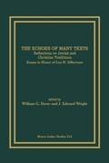 Cover: The Echoes of Many Texts - Brown Judaic Studies
