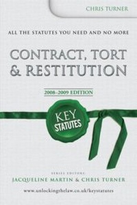 Abbildung von: Key Statutes: Contract, Tort and Restitution - Hodder Arnold