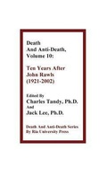Cover: Death and Anti-Death, Volume 10 - Ria University Press
