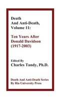 Cover: Death and Anti-Death, Volume 11 - Ria University Press