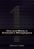 Cover: One and Many in Aristotle's Metaphysics - Parmenides Publishing
