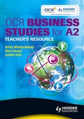 Cover: OCR Business Studies for A2, Teacher's Resource CD-ROM - Hodder Education