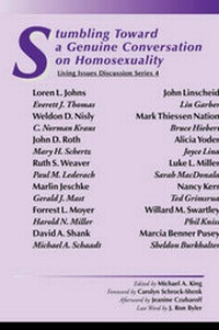 Enlarge image Cover: Stumbling Toward a Genuine Conversation on Homosexuality - Cascadia Publishing House
