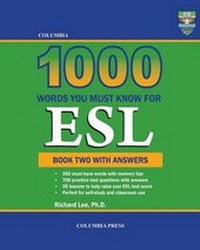 Abbildung von: Columbia 1000 Words You Must Know for ESL - Columbia Press