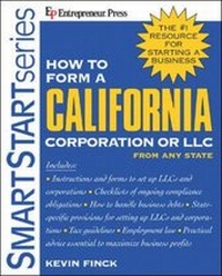 Enlarge image Cover: How to Form a California Corporation or LLC - Entrepreneur Press