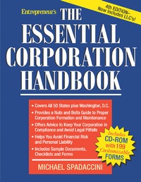 Enlarge image Cover: The Essential Corporation Handbook - Entrepreneur Press